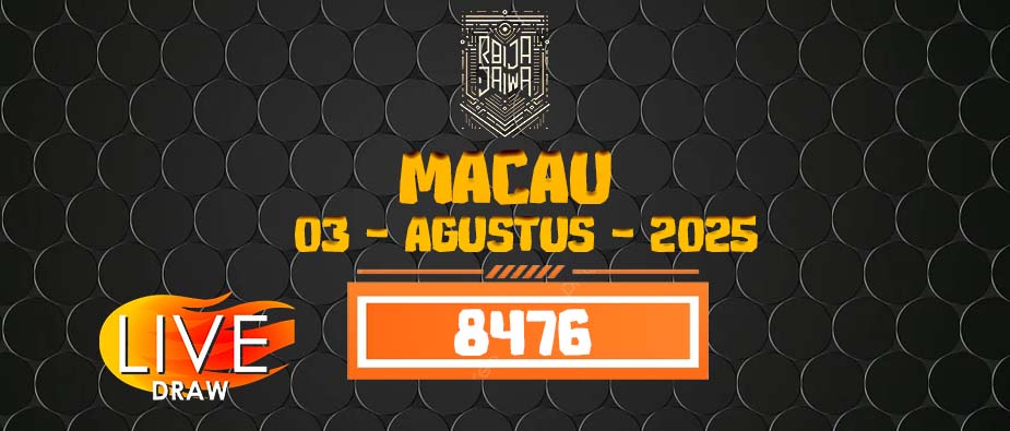 Hasil Togel Macau 3 Agustus 2025