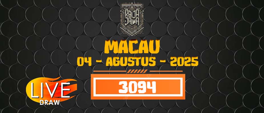 Hasil Togel Macau 4 Agustus 2025
