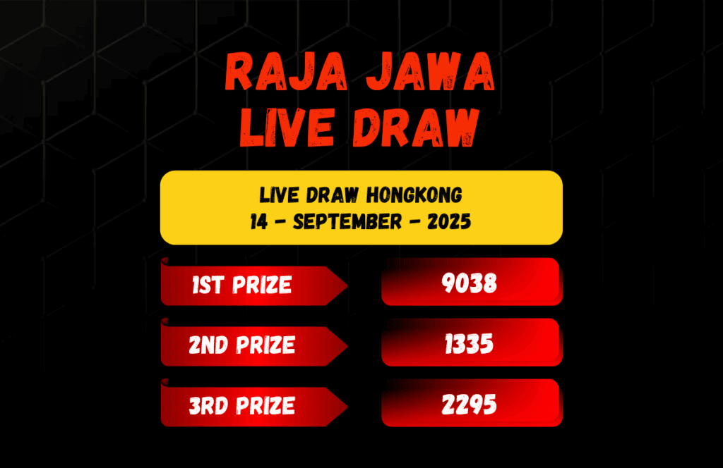 Live Draw Togel Hongkong 14 September 2025 Dari Raja Jawa