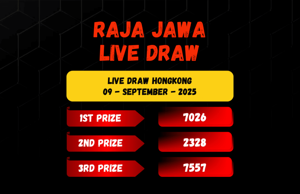 Live Draw Togel Hongkong 09 September 2025 Dari Raja Jawa