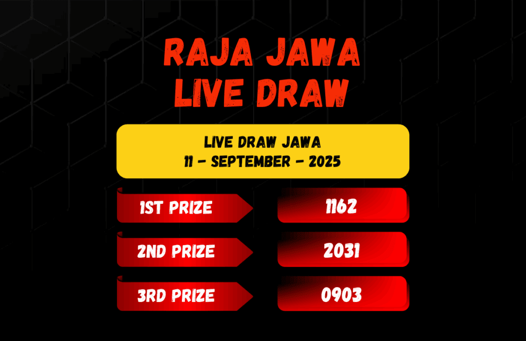 Live Draw Togel Jawa 11 September 2025 Dari Raja Jawa
