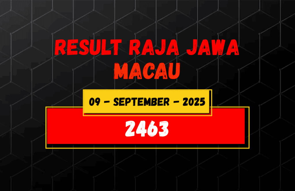 Hasil Togel Macau 9 September 2025