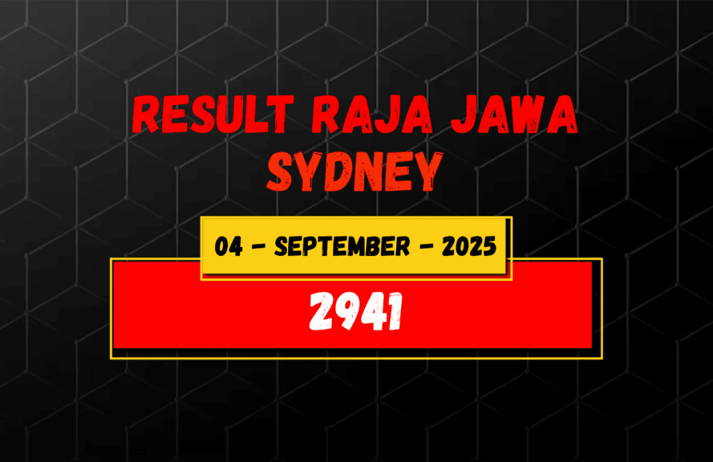 Hasil Togel Sydney 4 September 2025