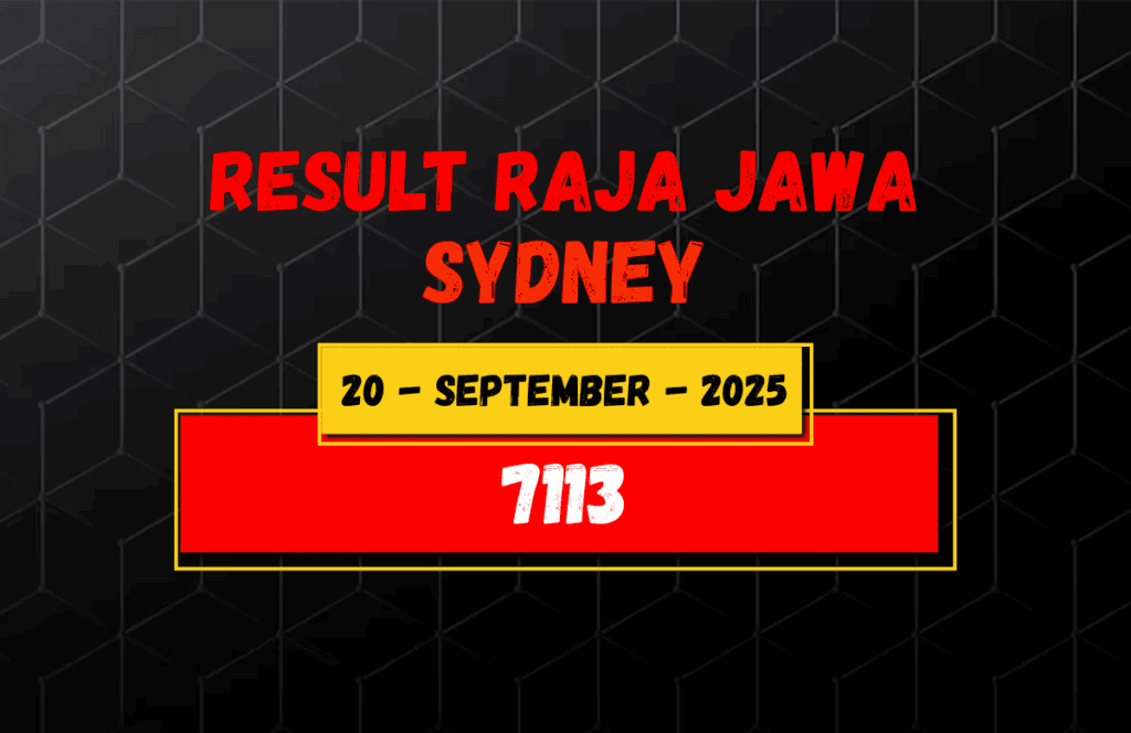 Hasil Togel Sydney 20 September 2025