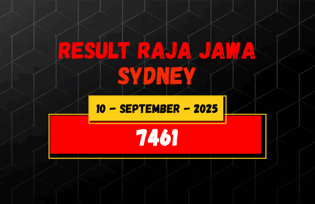 Hasil Togel Sydney 10 September 2025