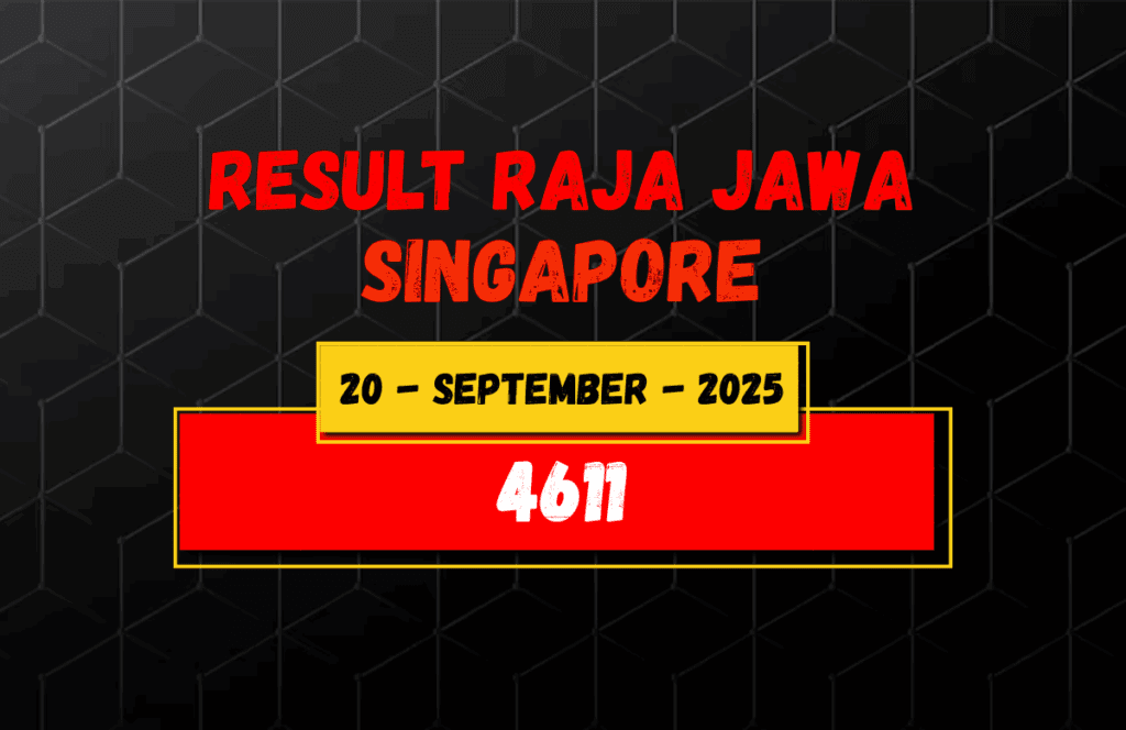 Hasil Togel Singapore 20 September 2025