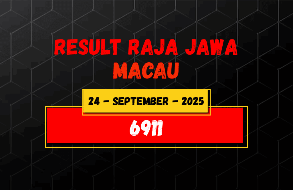 Hasil Togel Macau 24 September 2025