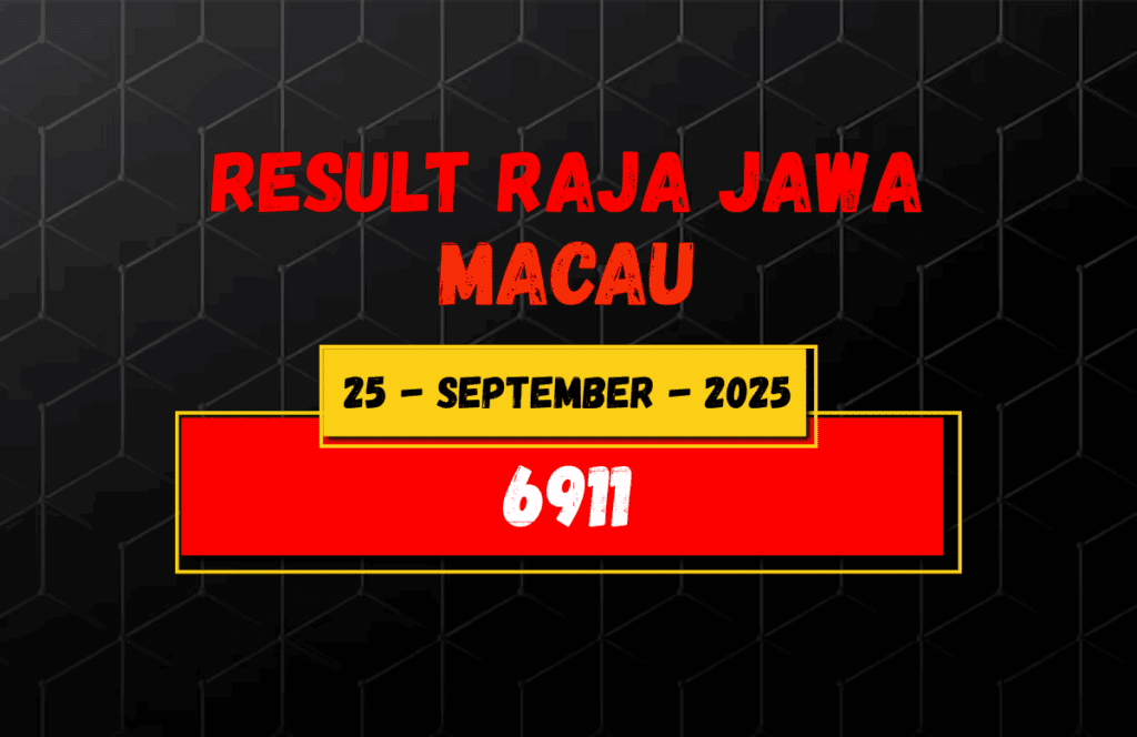 Hasil Togel Macau 25 September 2025
