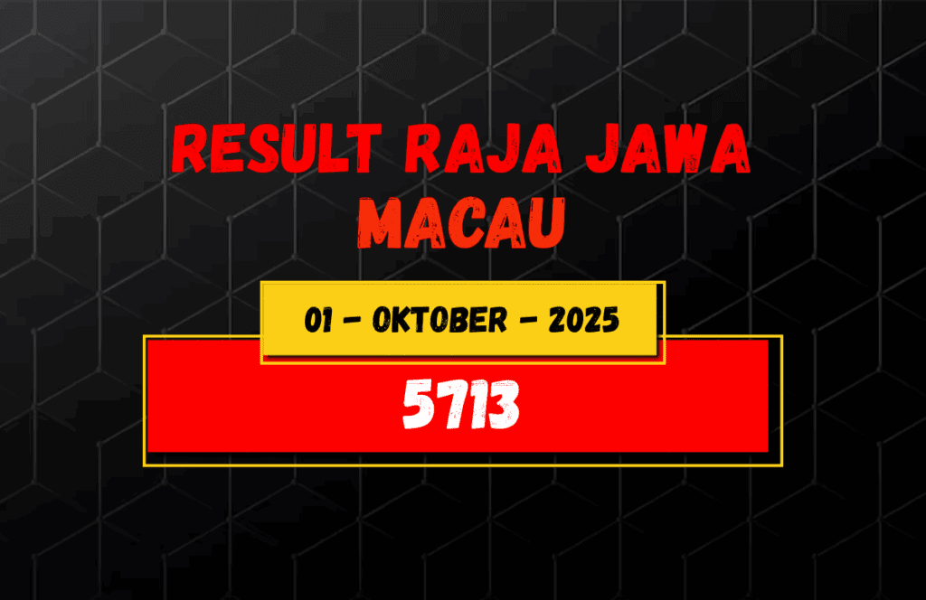 Hasil Togel Macau 30 September 2025