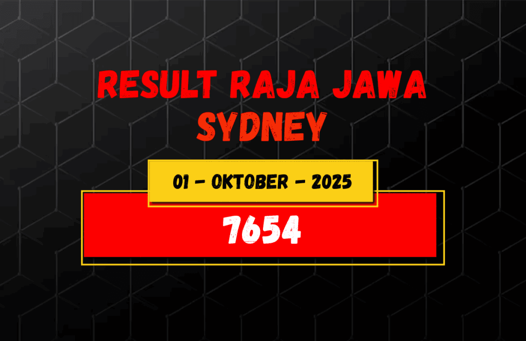 Hasil Togel Sydney 30 September 2025
