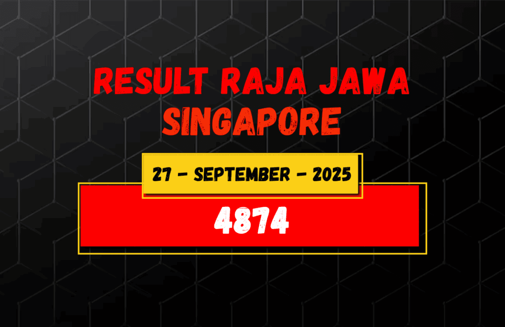 Hasil Togel Singapore 27 September 2025