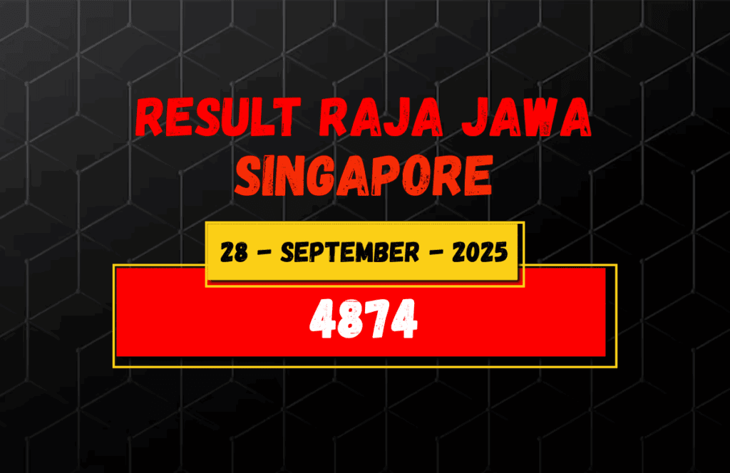 Hasil Togel Singapore 28 September 2025